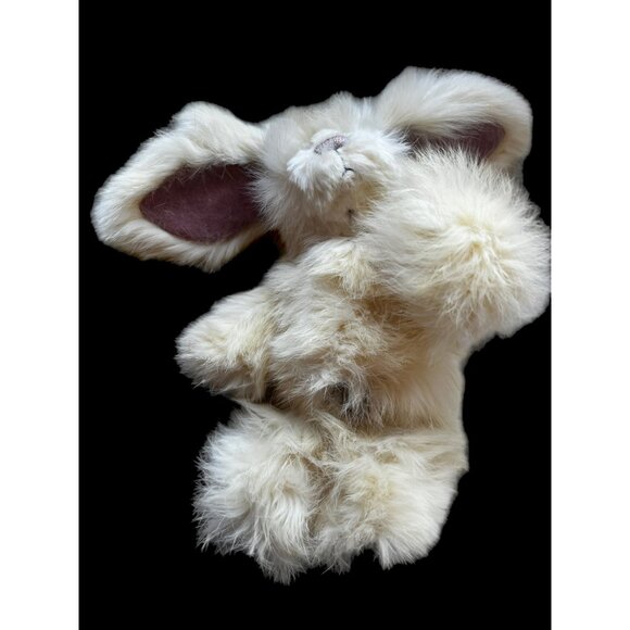 Bunny Rabbit COA Reclaimed Lapin White  Fur Rabbit “Beamer” by Christine Healey - Picture 9 of 10